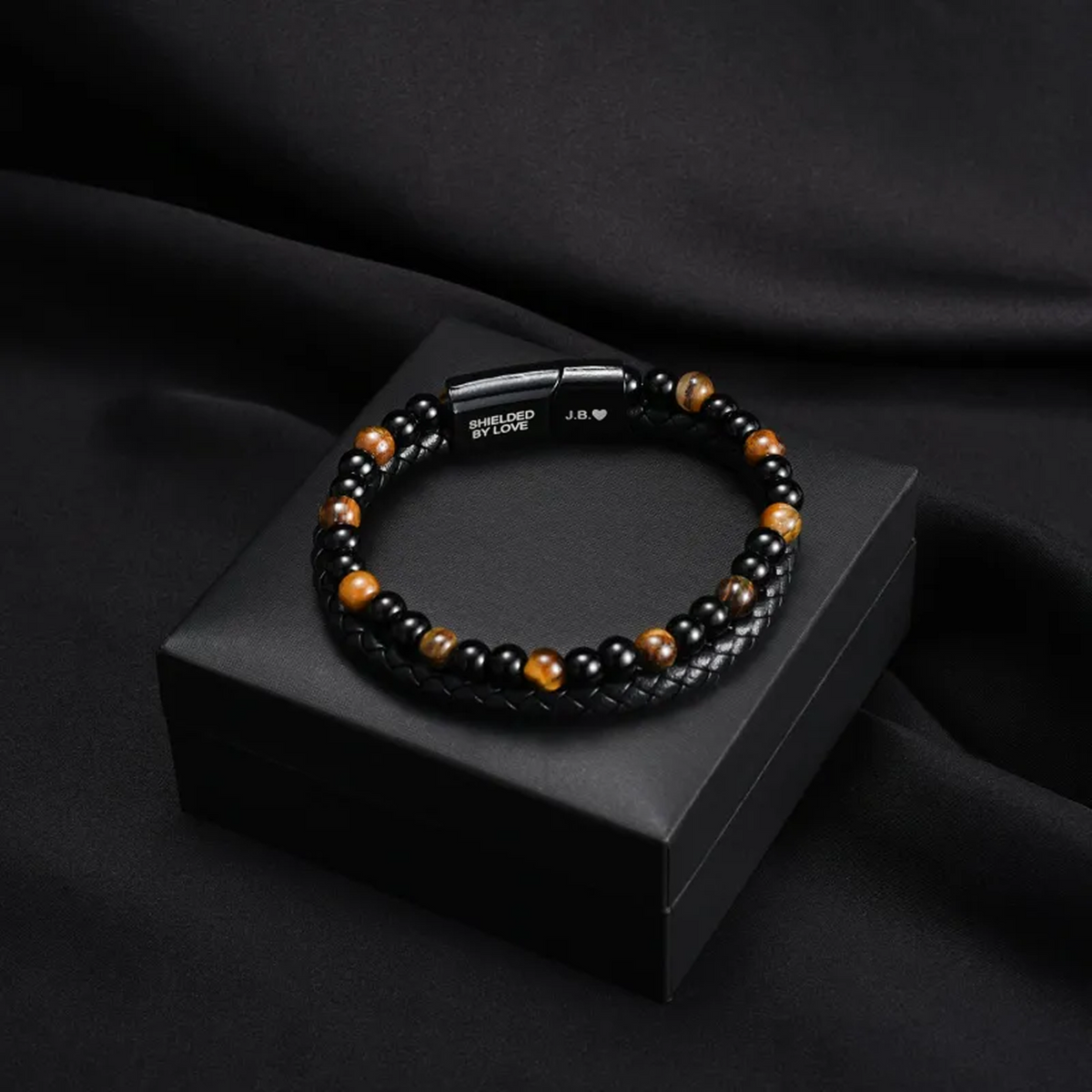 Bracelet Œil de Tigre du Bouclier du Fils