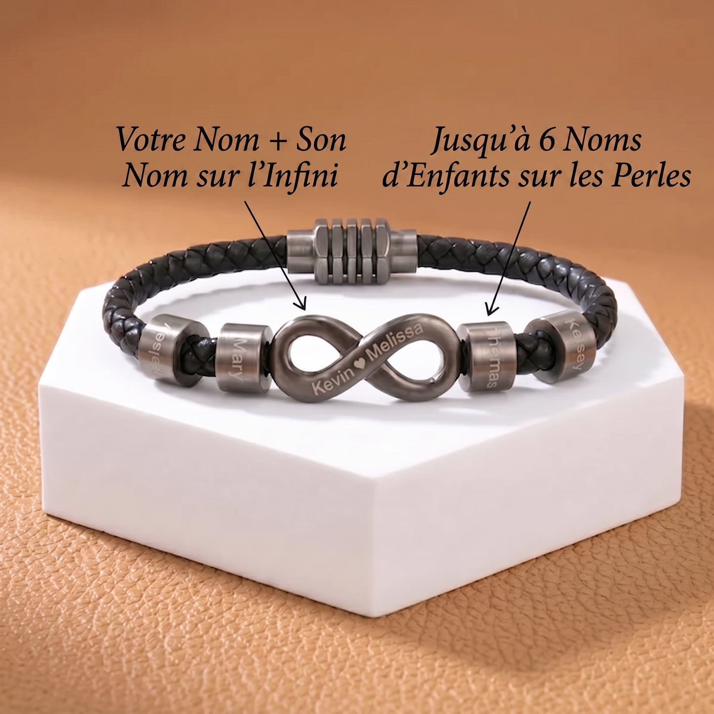Bracelet Nom Lien Infini
