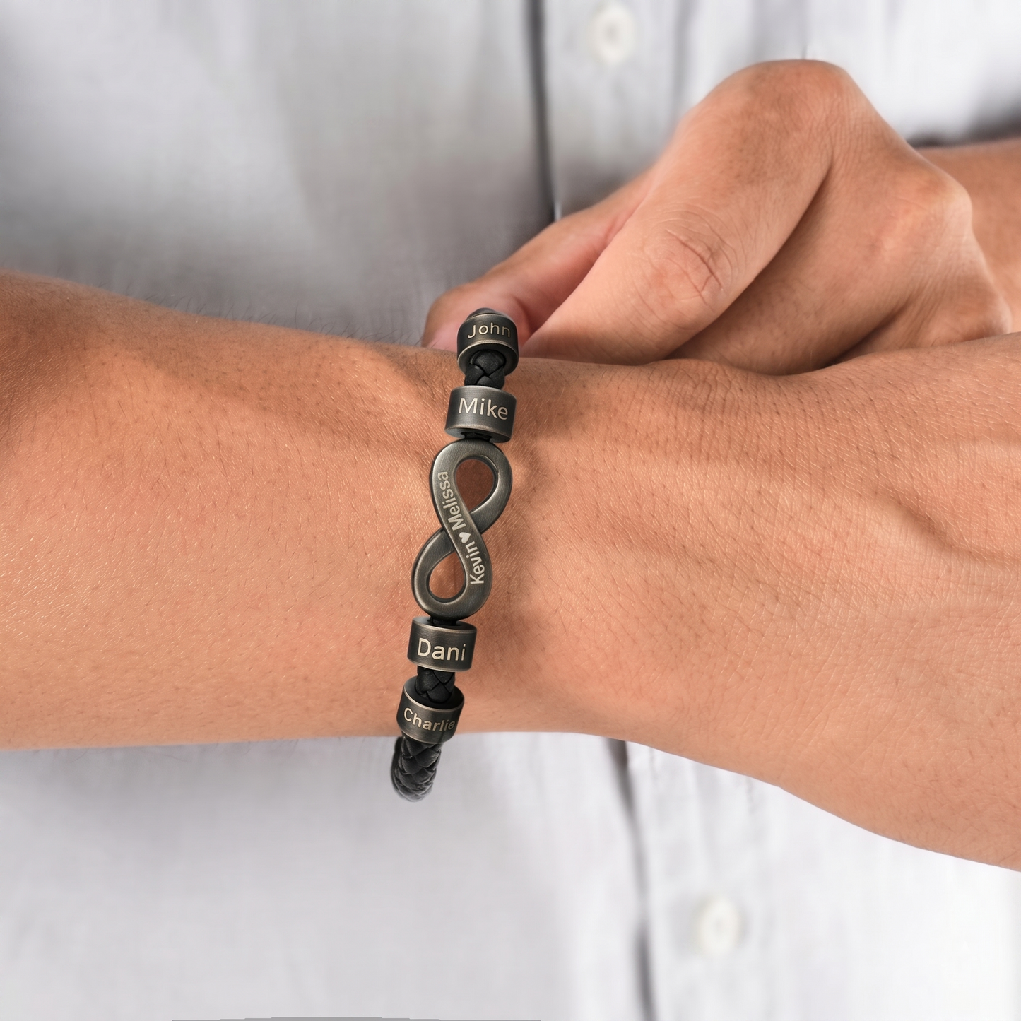 Bracelet Nom Lien Infini