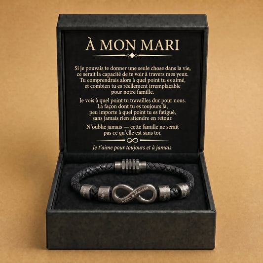 Bracelet Nom Lien Infini