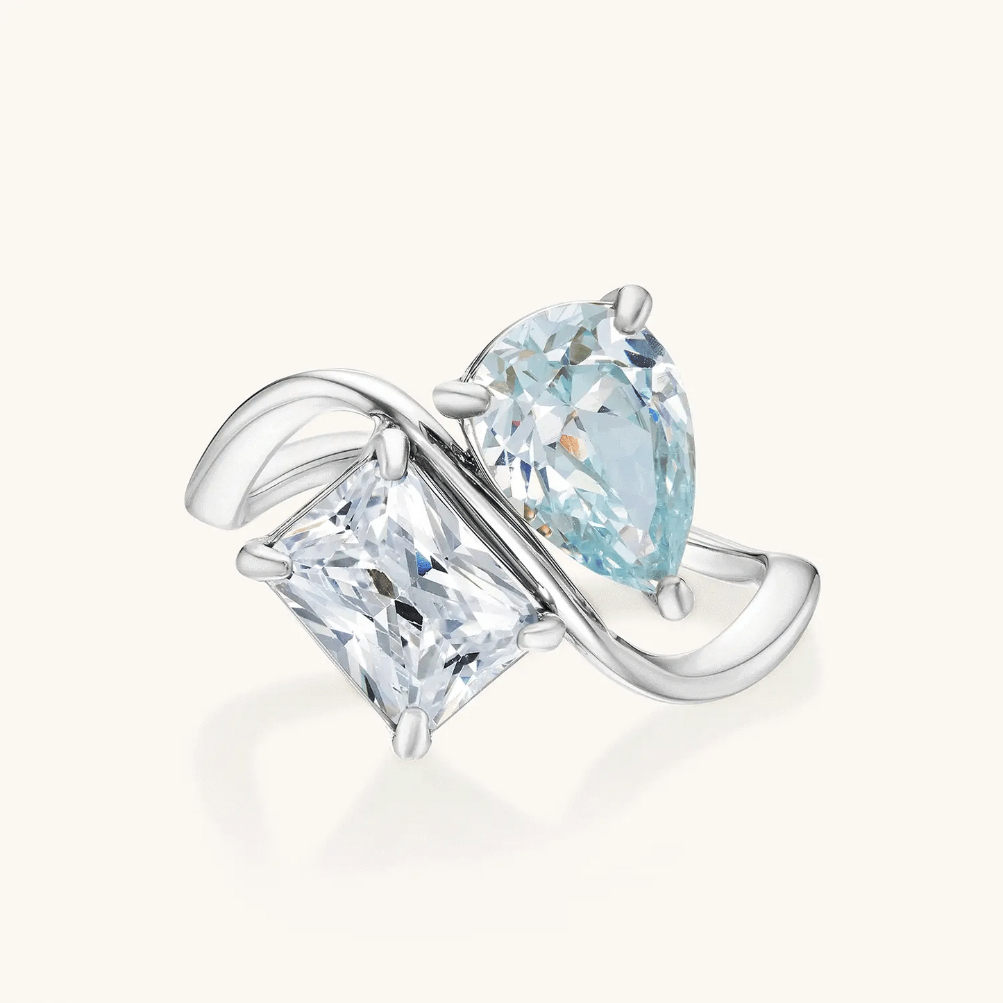 Bague éternelle avec pierre de naissance