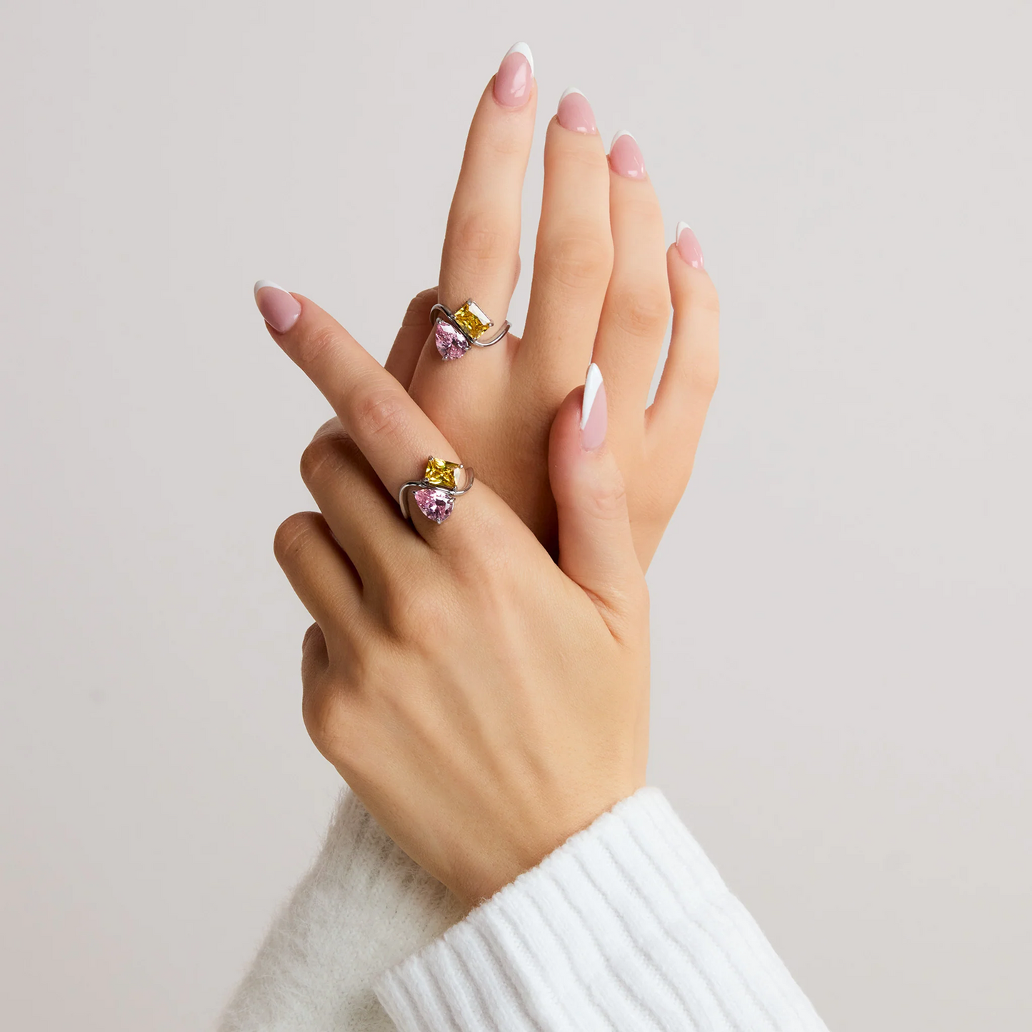Bague éternelle avec pierre de naissance