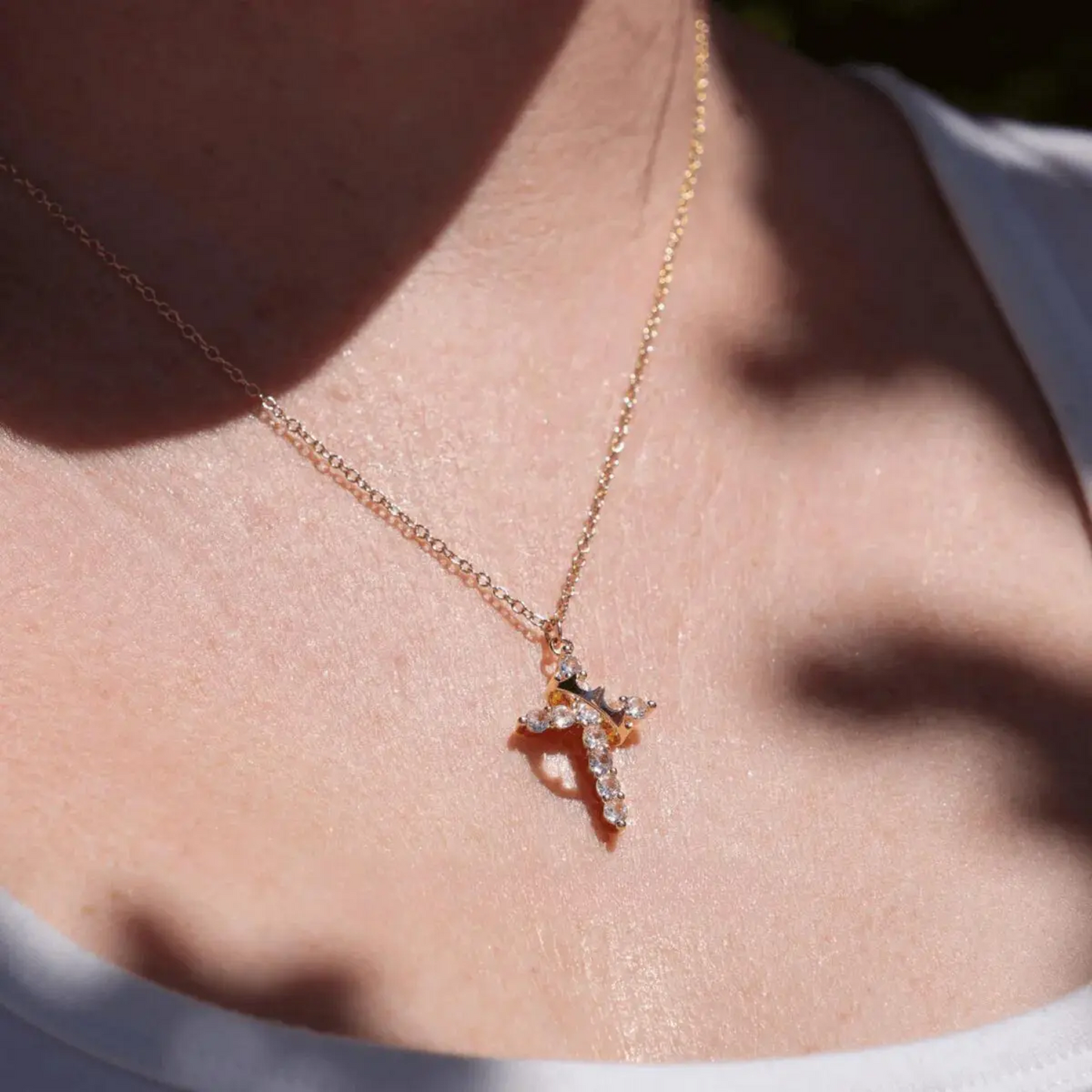 Collier Croix Couronne de Foi